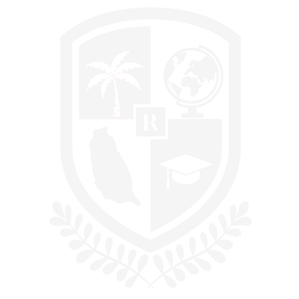Richmond English mission and vision seal representing education, global connection, and sustainability